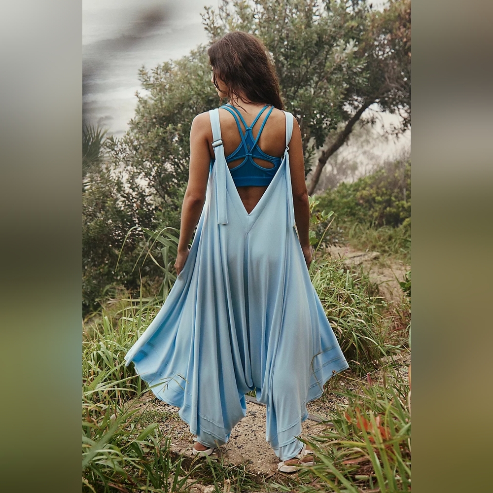 Free People Movement "Seven Stars onesie"  in the color Boardwalk Blue NWOT - Picture 4 of 4